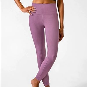 Athleta Elation Rib Tight, SP, Dark Sky Violet